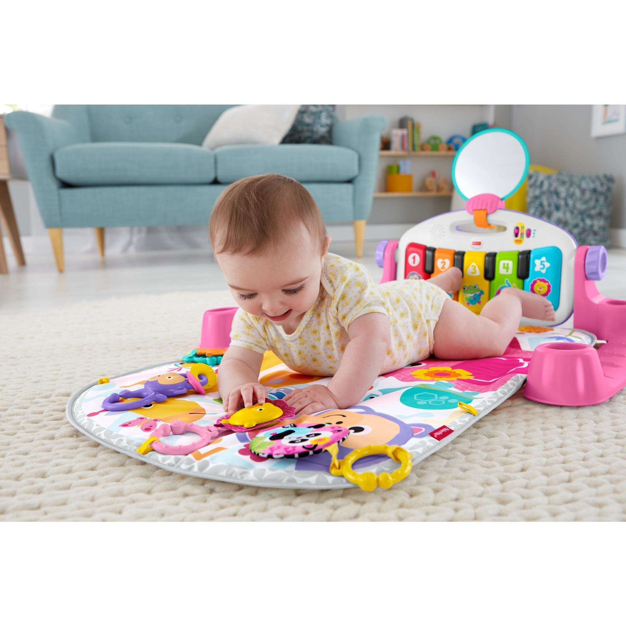 Sewa Fisher Price Deluxe Kick Play Piano  Gym di 