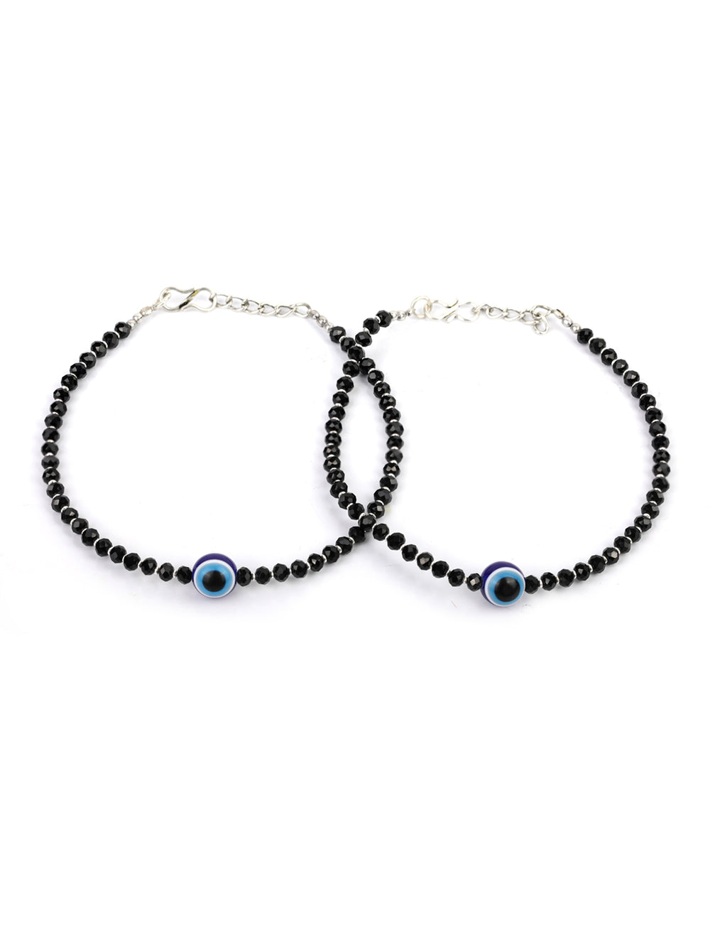 Thread And Glass Beads Evil Eye Anklet Bracelet at Rs 50/piece in Mumbai
