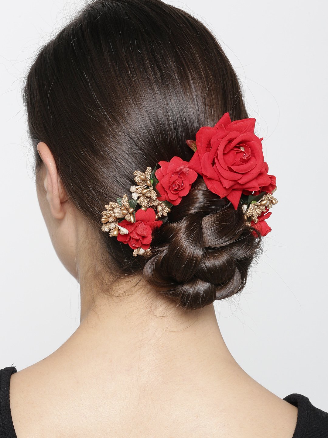Mallika Biswas Red Rose Hair Clip With Gipsy Hair Clip Price in India  Buy  Mallika Biswas Red Rose Hair Clip With Gipsy Hair Clip online at  Flipkartcom