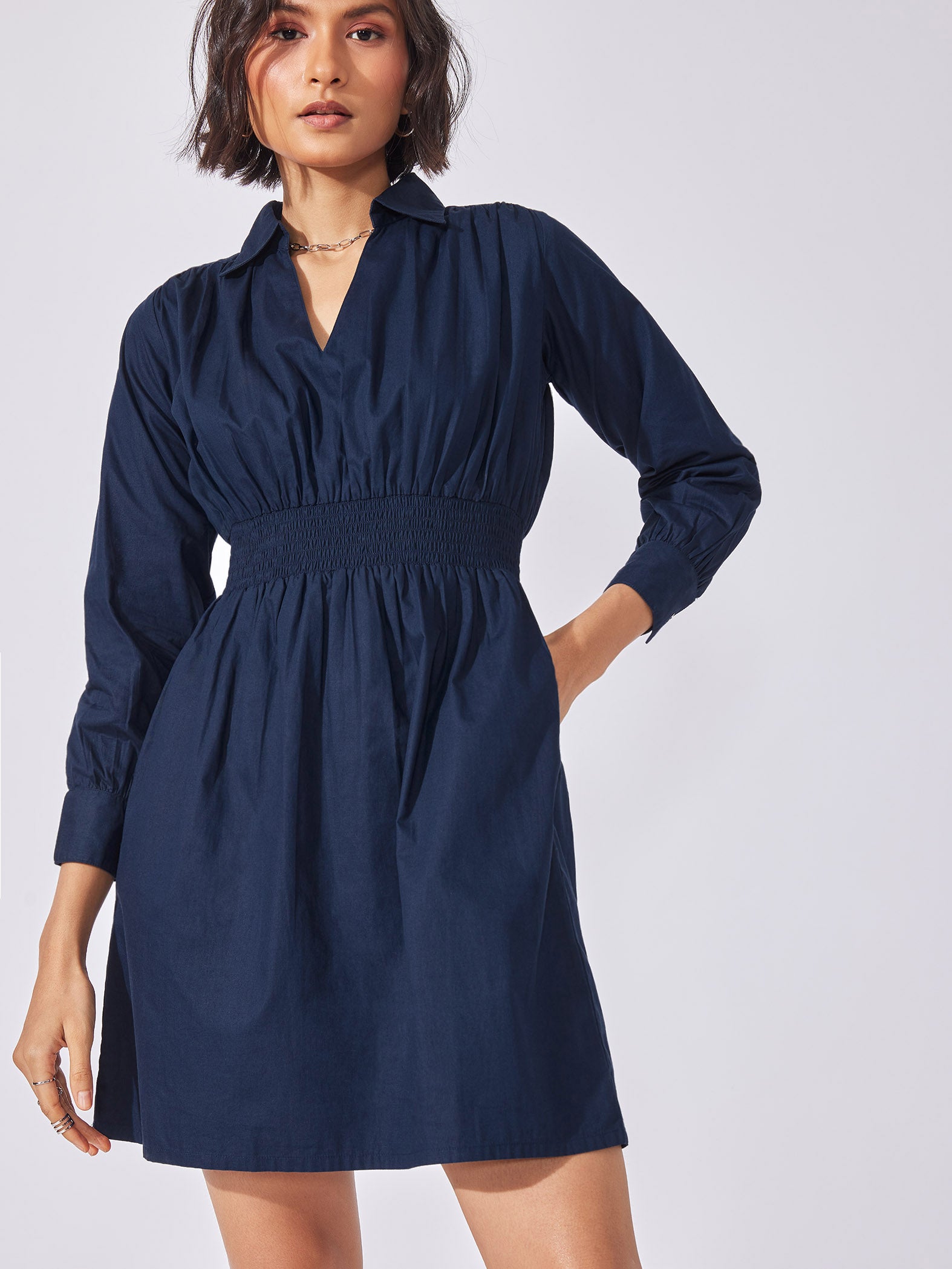 Mini dress Louis Vuitton Beige size 34 FR in Cotton - elasthane - 31614892