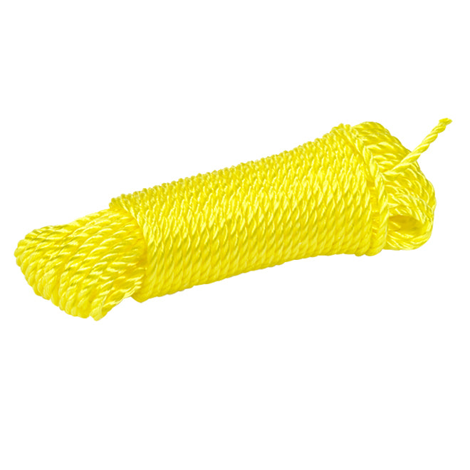 1/4x100' Braided Polypropylene Rope Yellow – CountrySense