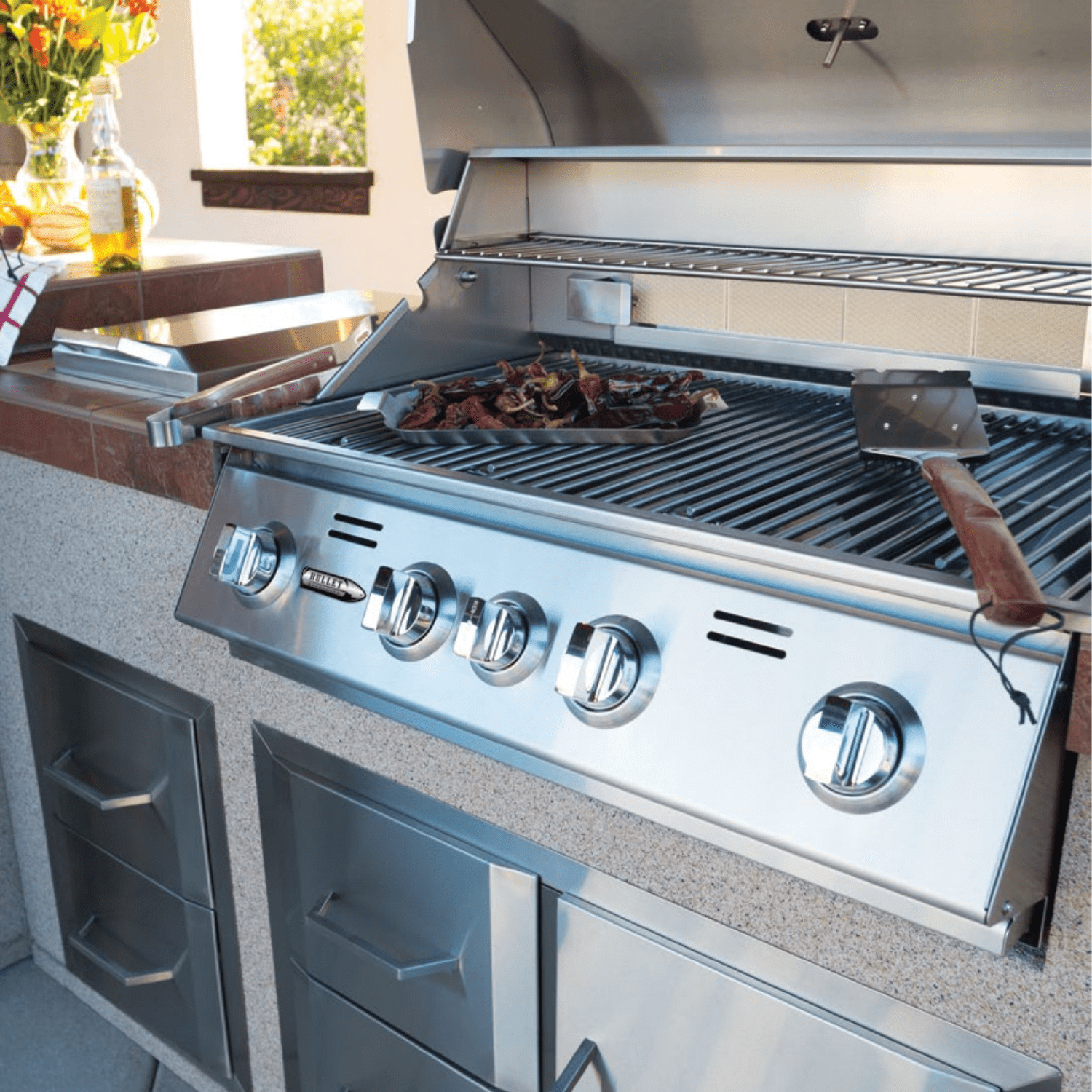 Bullet By Bull 31 4 Burner Built In Grill Closeout Free Shipping Outdoor Kitchen Connection