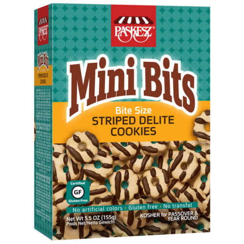 Emulatie Voorbijganger Voorbereiding Paskesz Mini Bits Striped Delite Cookies – The Gluten Free Shoppe