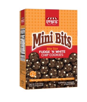 Paskesz Mini Bits Fudge N White Chip Cookies u2013 The Gluten Free Shoppe