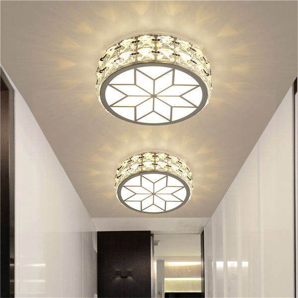 Modern LED Ceiling Lights Crystal Chandelier Pendant Hallway Fixture