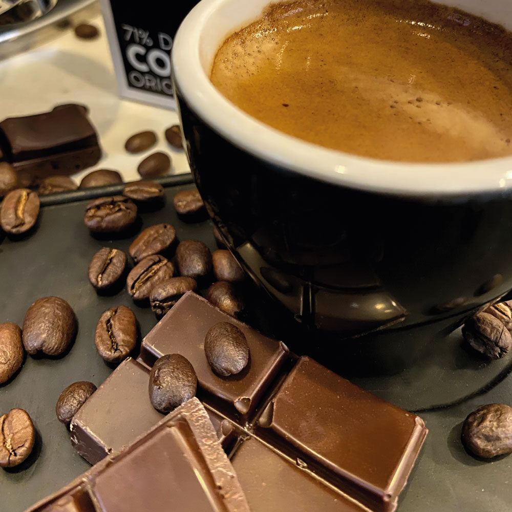 71% Dark Chocolate Coffee Bar – Uber Coffee