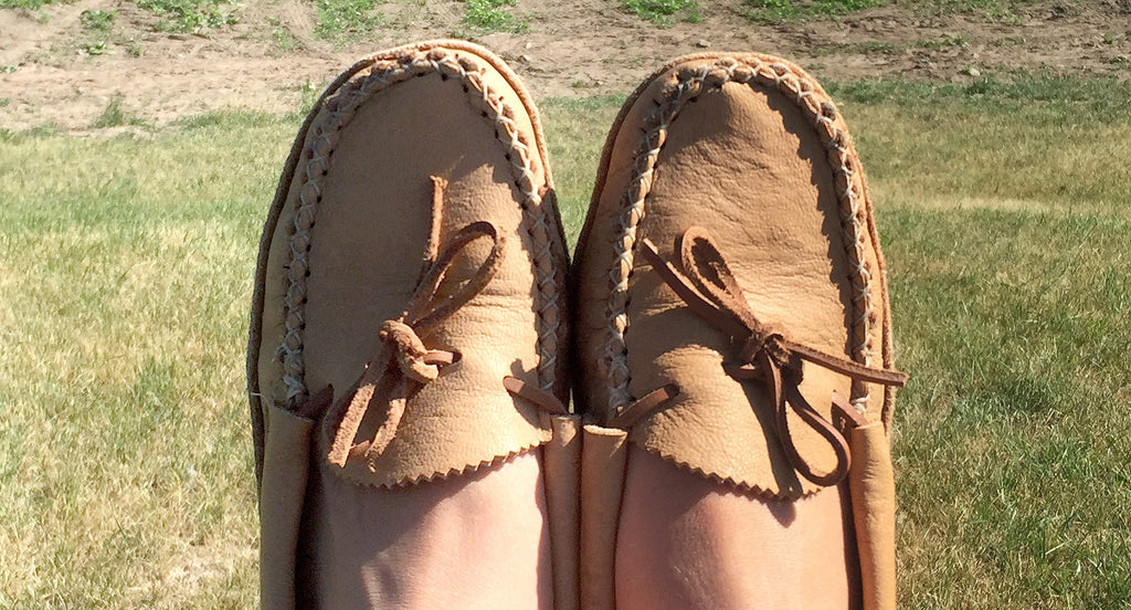 making leather moccasins