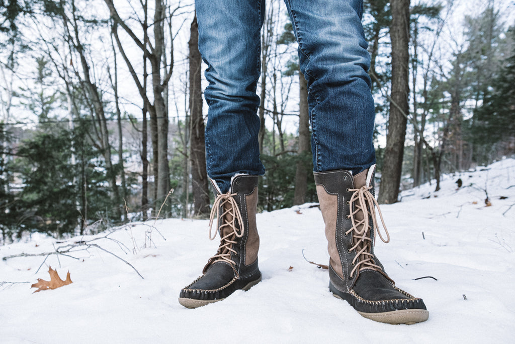 mens winter moccasins boots