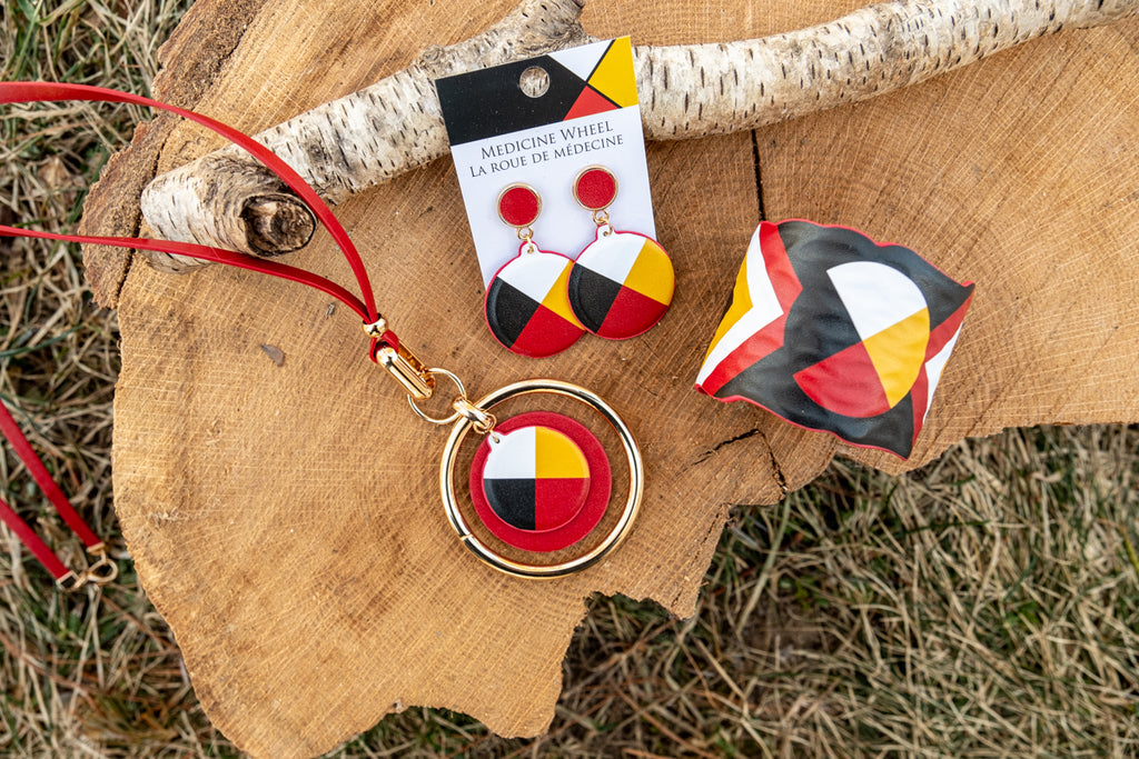 Native American style medicine wheel jewelry