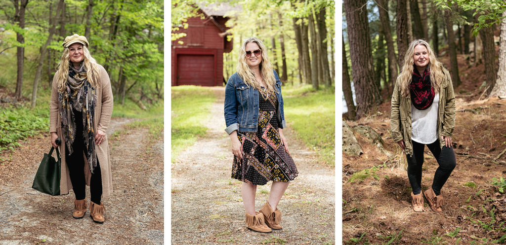 3 seasons moccasins outfits for fall spring and summer