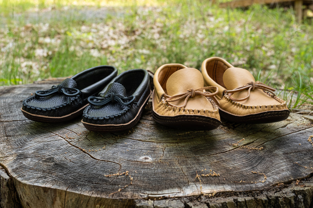 Earthing moccasins with chrome-excel sole more durable