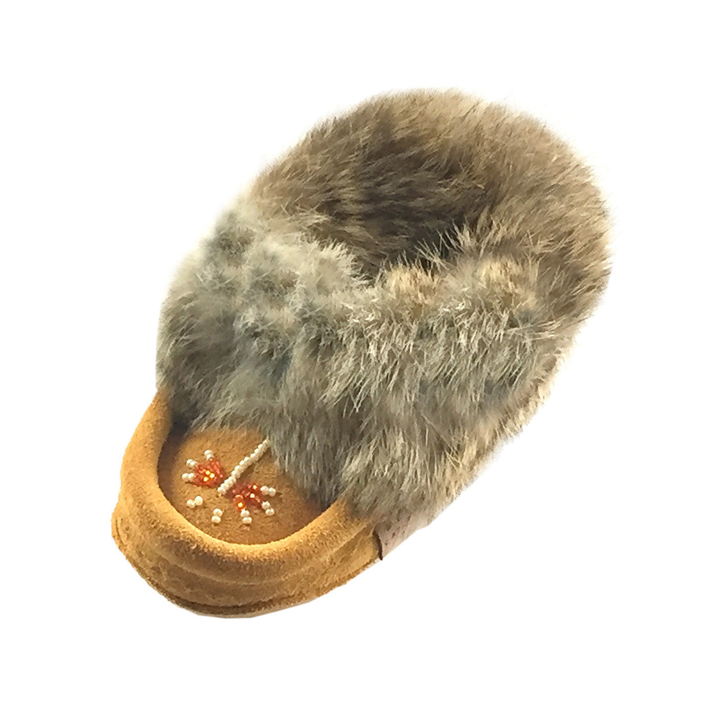 Rabbit Fur Collar – Leather-Moccasins