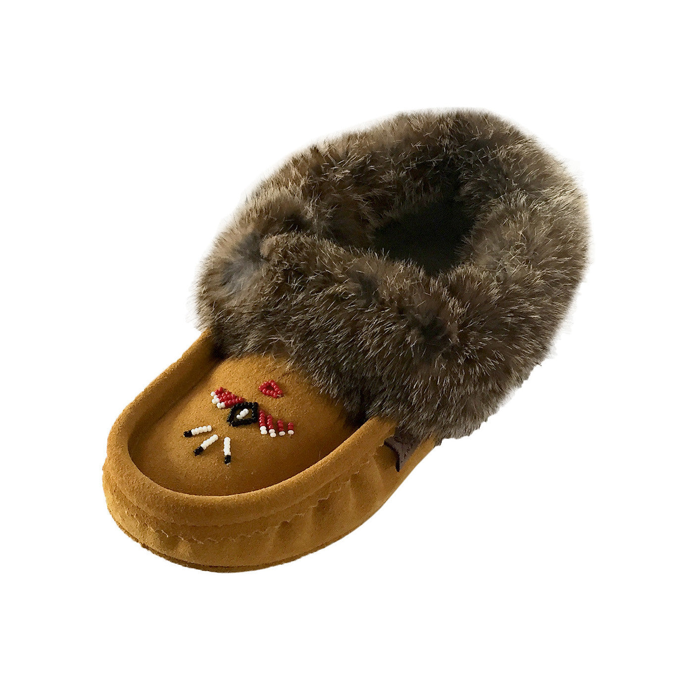 womens fur moccasins