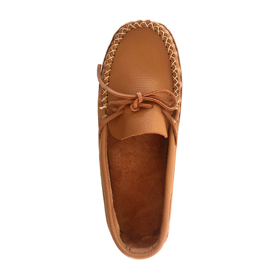 mens leather moccasin slippers soft sole