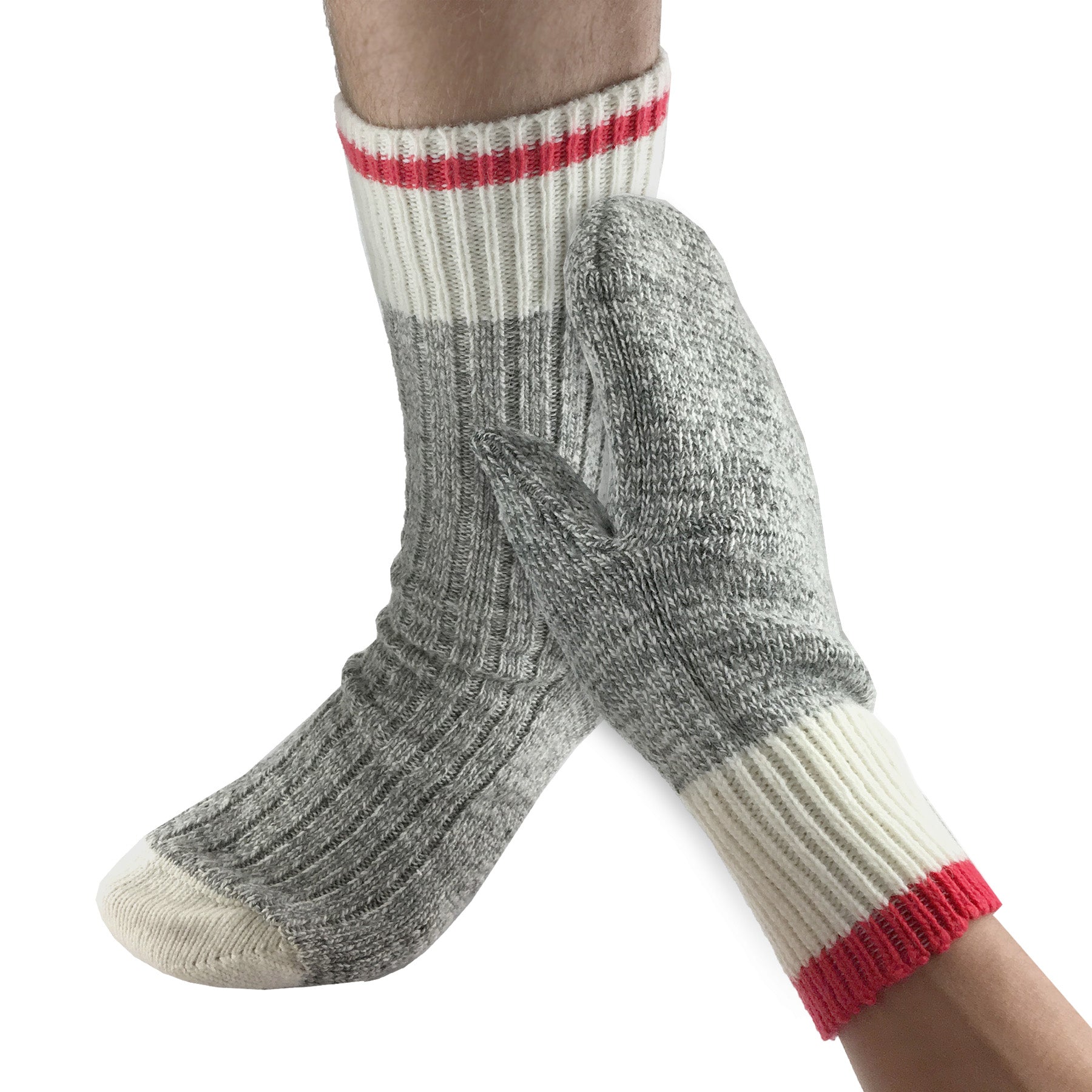 Mens Duray Canadian Made Wool Work Socks  Mittens Gift ...