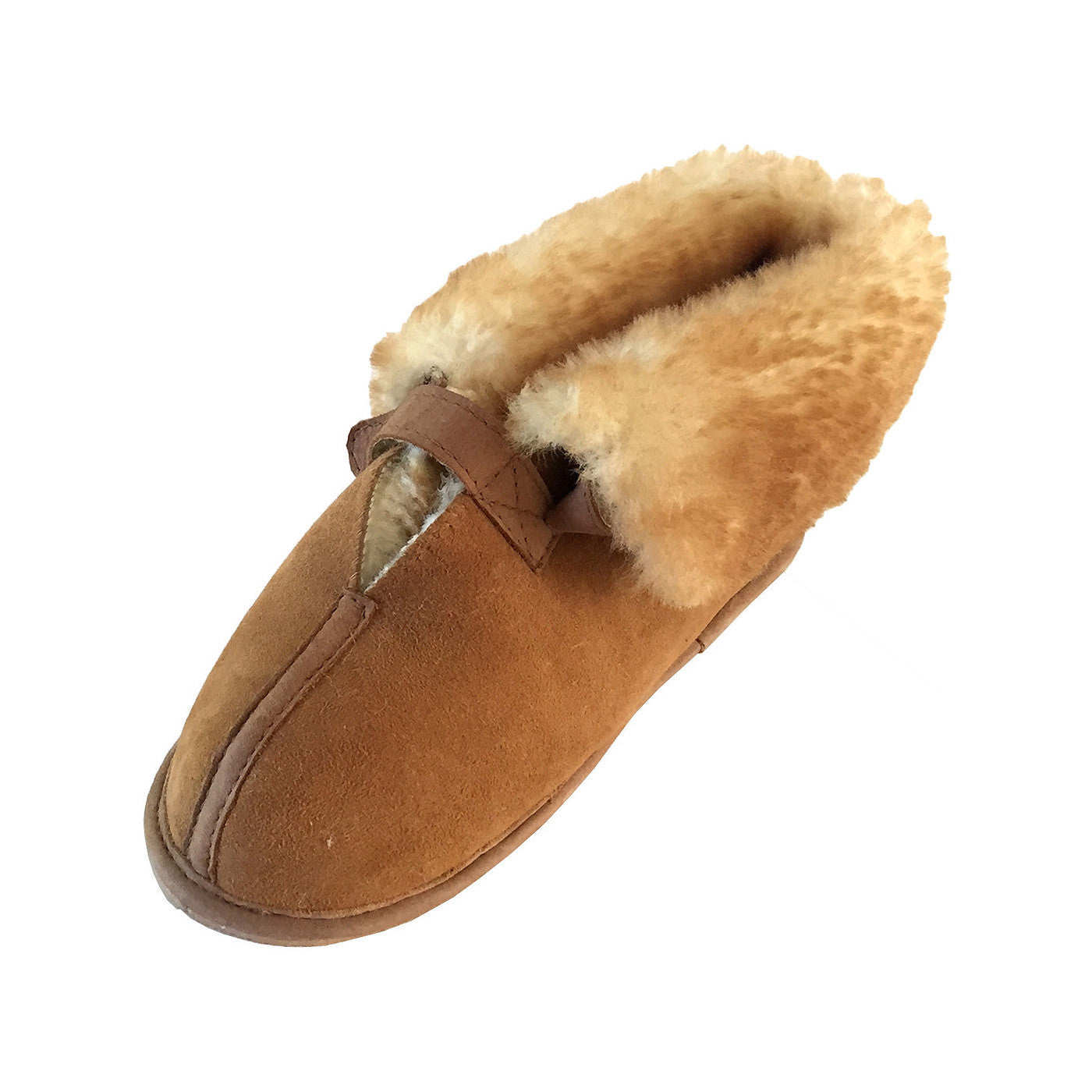 sheepskin velcro slippers