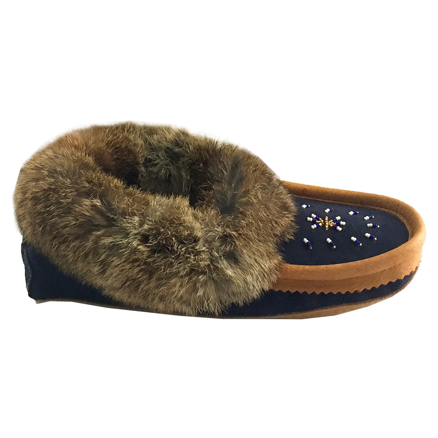 womens fur moccasins