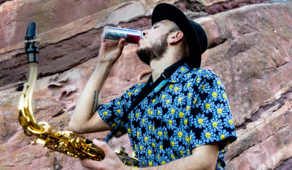 The Orchestrator drinking Psychedelic Water