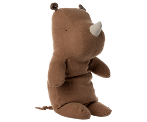 Medium Chocolate Rhino - EcoBambino