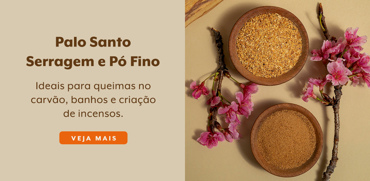 Palo Santo Serragem e Pó Fino