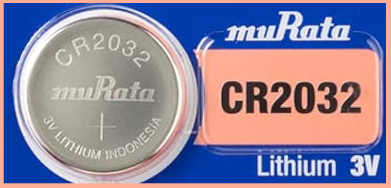 Maxell CR2032 3 Volt Lithium Coin Battery On Tear Strip