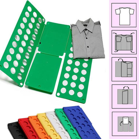 5pcs/lot Shirts T-shirts Clothes Wardrobe Organizer Plastic Closet Drawer  Organizer Cabinet Folding Board Storage Rack - OddBits