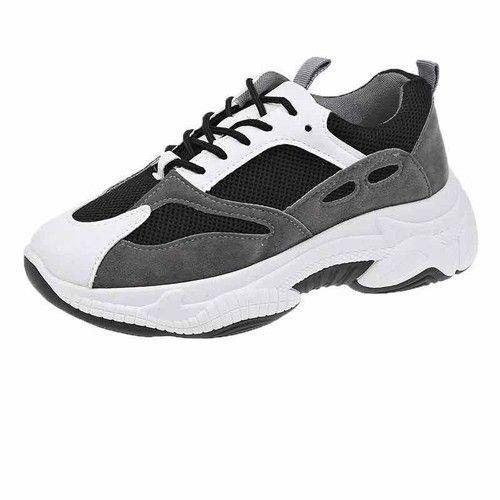 white chunky dad shoes