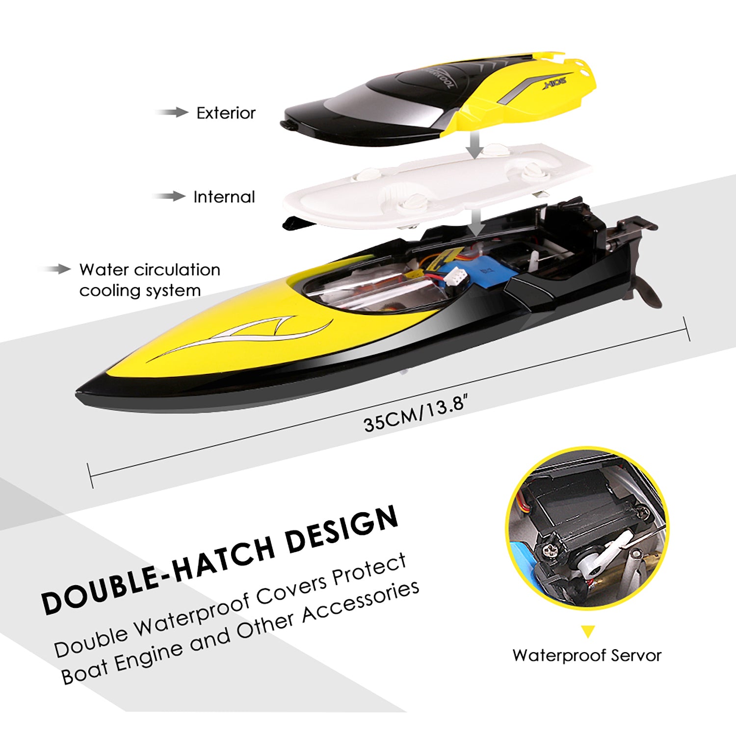 h106 rc boat