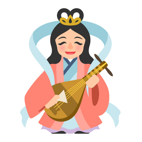 Benzaiten: The god of financial wealth |Who Are the Seven Lucky Gods in Japan? |TOMO Japanese Blog