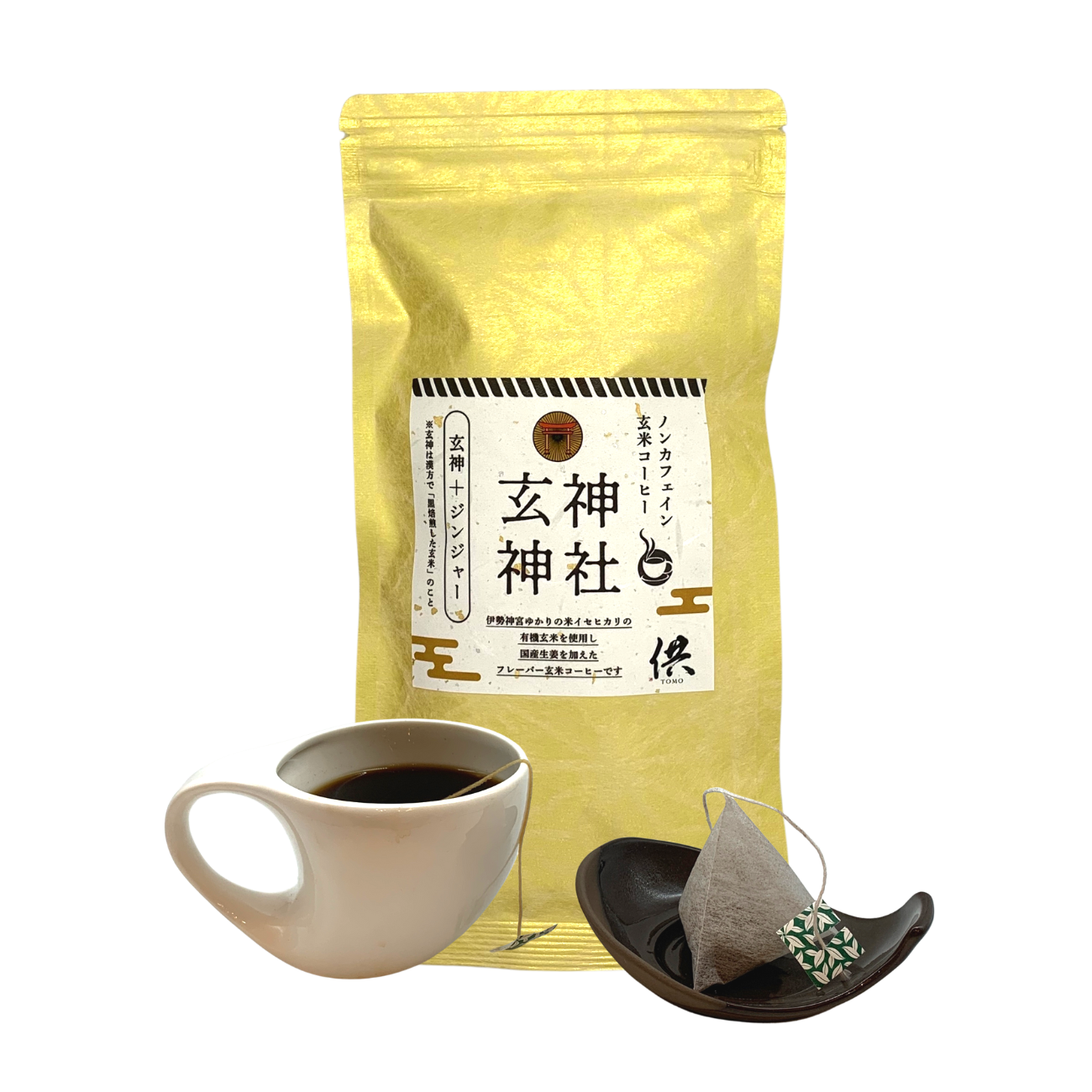 Caffeine-Free Japanese Coffee Alternative TOMO Ginger Genshin 