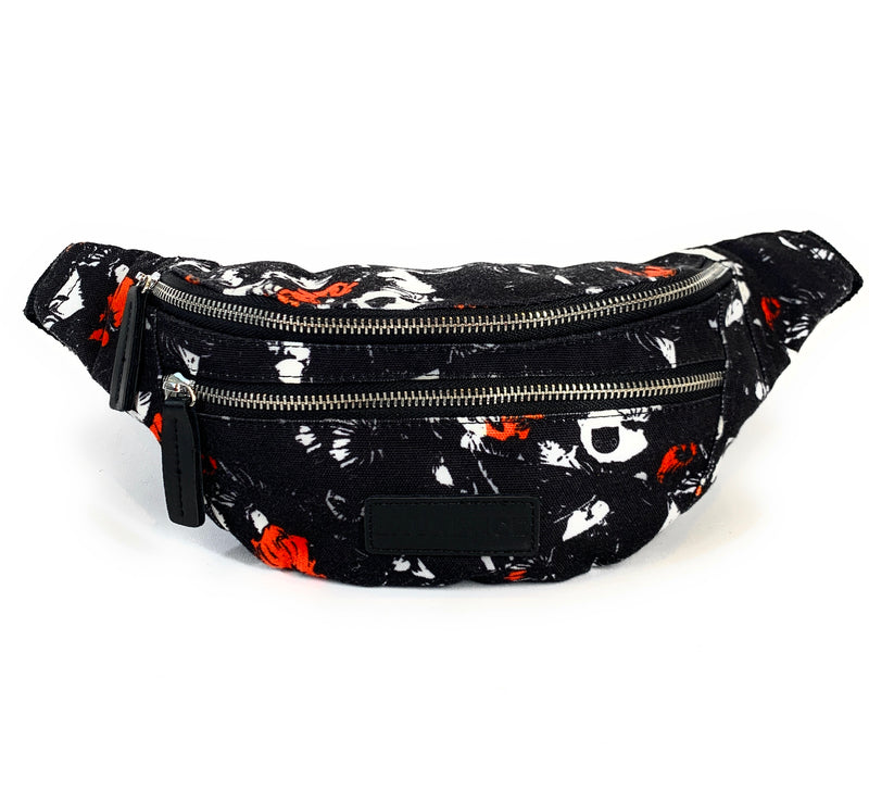 dog print bum bag