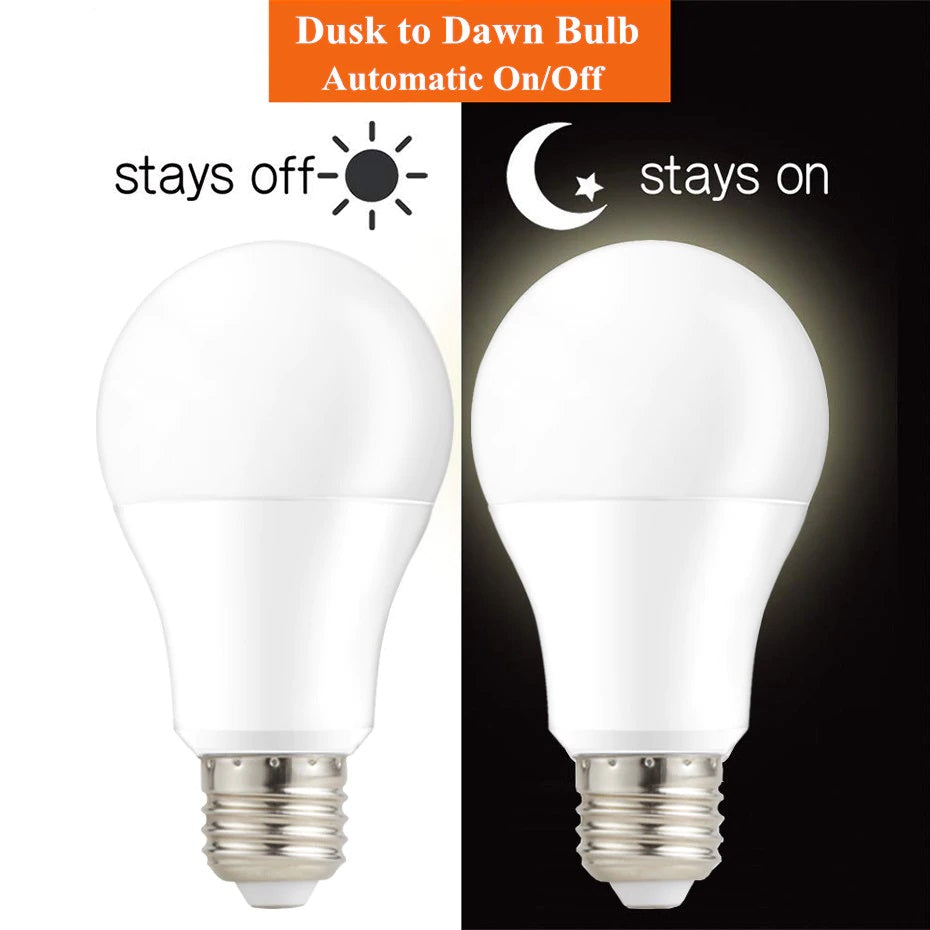 day and night light sensor led bulb