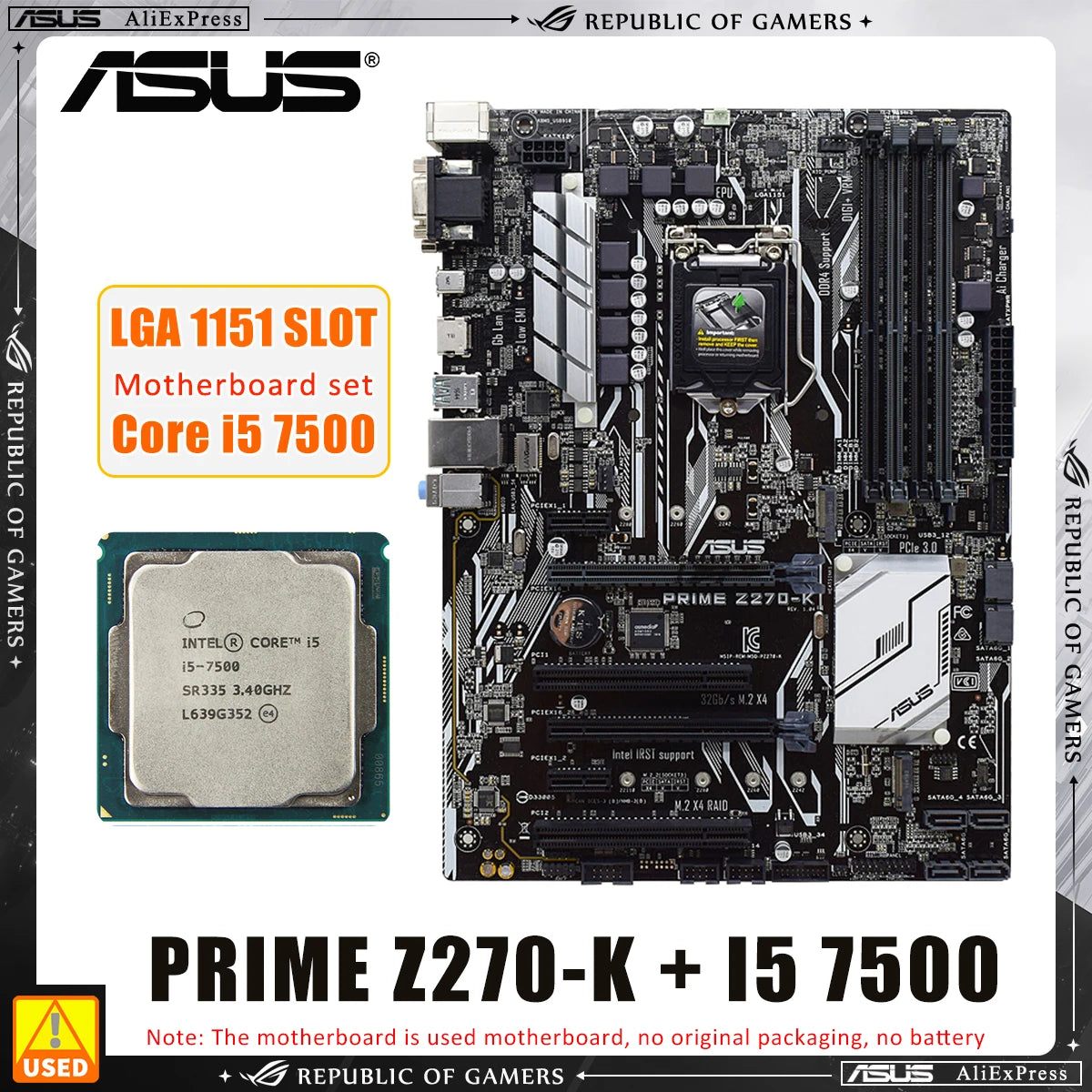 Asus Prime Z270-K CPU Support