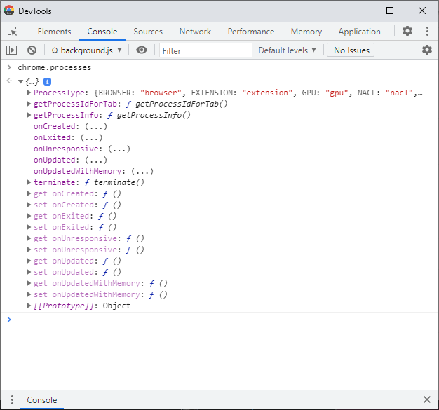 Chrome Get CPU Usage JavaScript