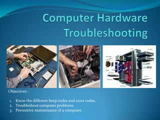 Computer Hardware And Software Troubleshooting Course