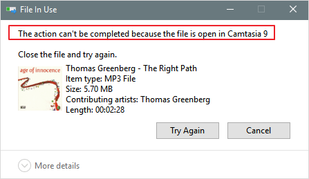 File Won’t Delete Windows 10