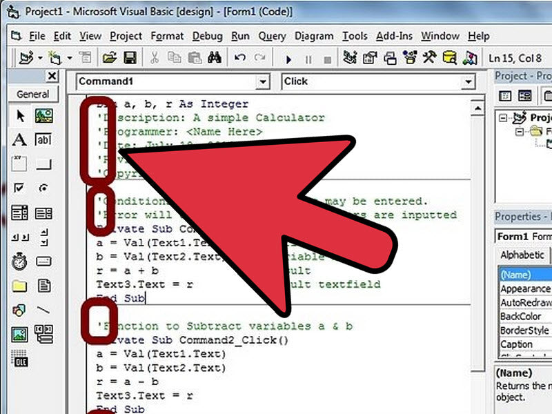 How To Add Comments In Visual Basic