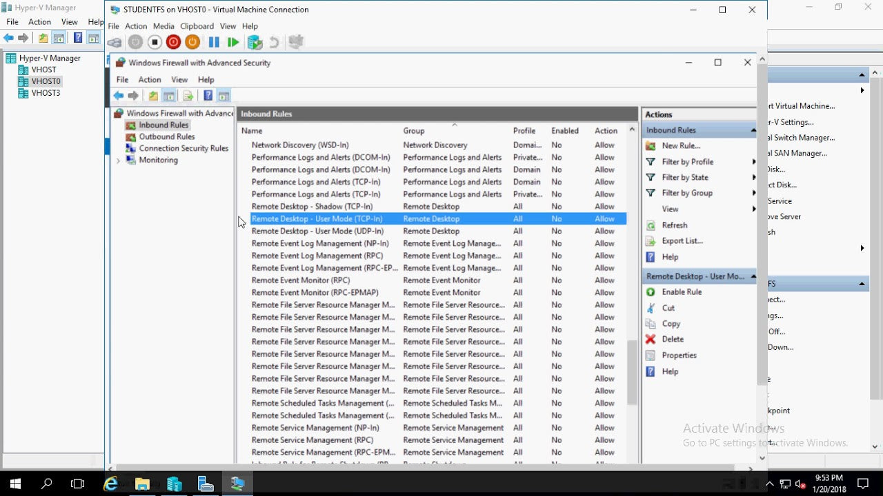 How To Allow Remote Desktop Connection Through Firewall Windows 10