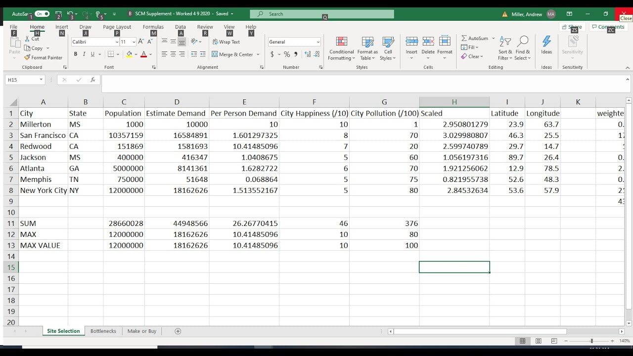 How To Build A Supply Chain Model In Microsoft Excel