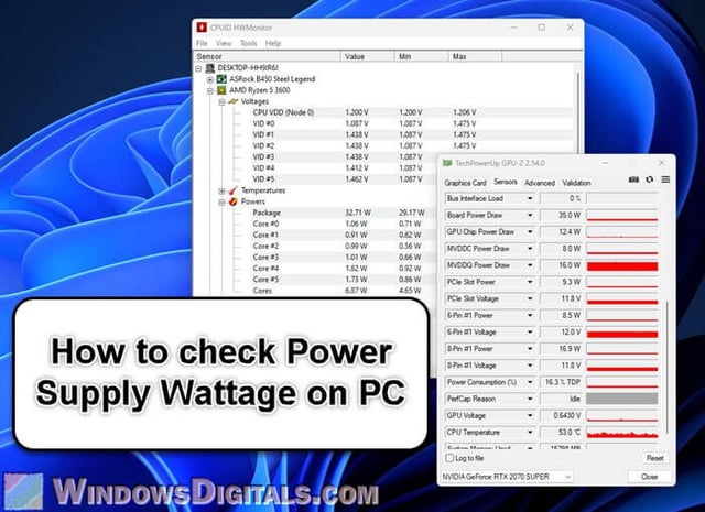 How To Check Power Supply On PC Windows 11