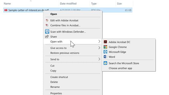 How To Convert PDF To Word From Microsoft Edge