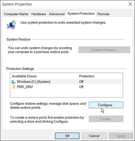 How To Create Recovery Point In Windows 10