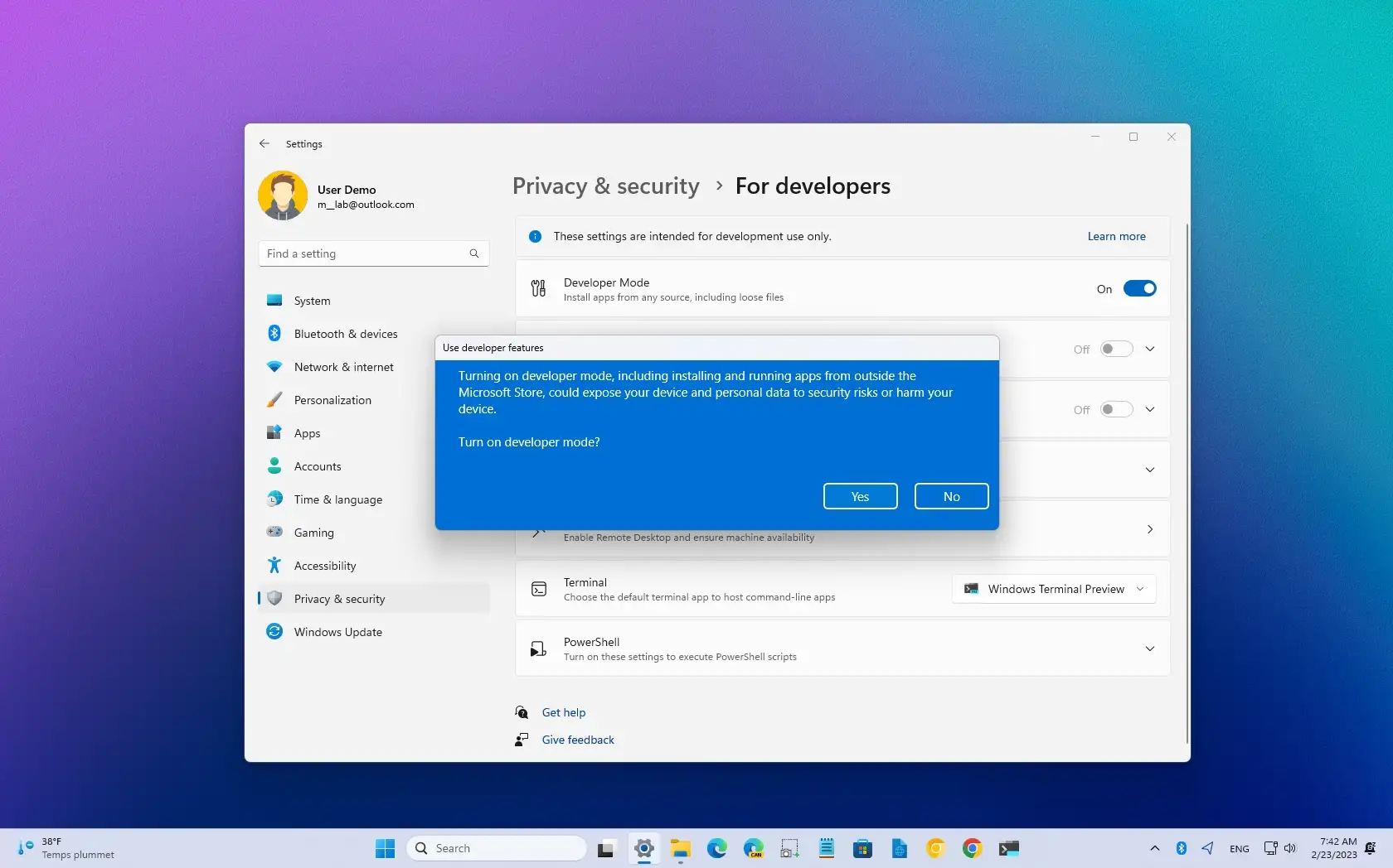 How To Enable Developer Mode On Windows 11