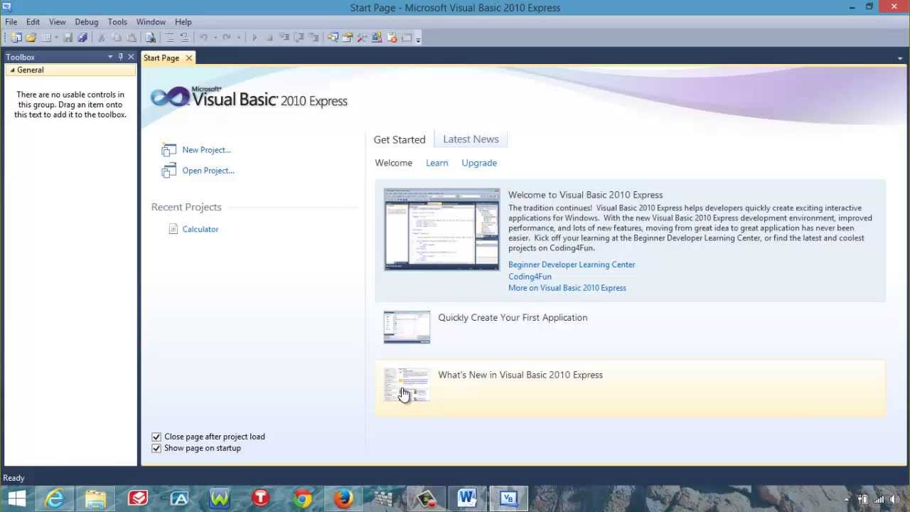 How To Install Visual Basic 2010 Express