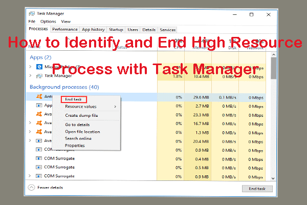 How To Know What Processes To End In Task Manager