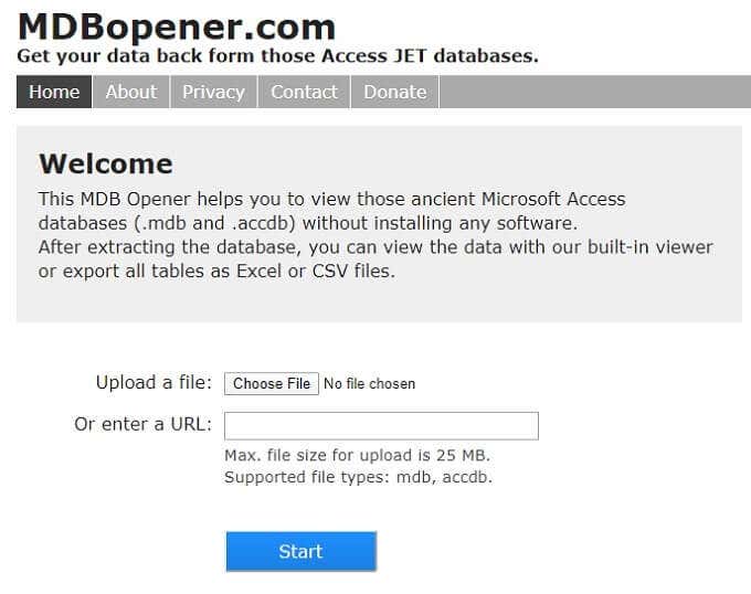 How To Open Mdb File Without Microsoft Access
