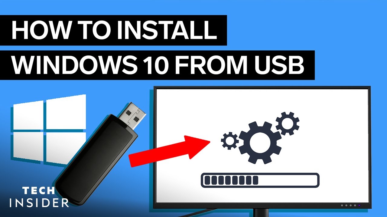 How To Reinstall Windows 10 From USB