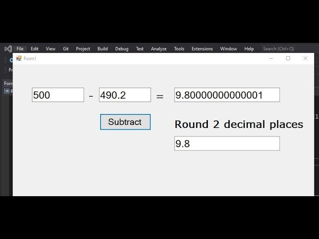 How To Round To 2 Decimal Places In Visual Basic