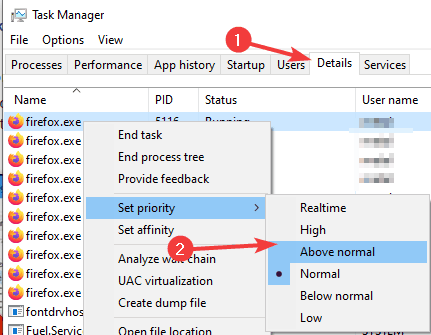 How To Set Something As High Priority In Task Manager