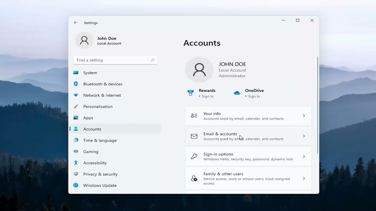 How To Set Up Email On Windows 11